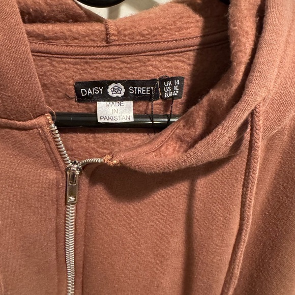 Brown Zip Up Hoodie - Picture 8 of 8
